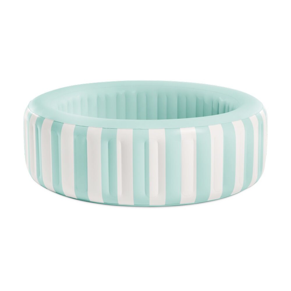 Intex Inflatable Pool Coastal Luxe Striped Design Cyan Kids 3y+
