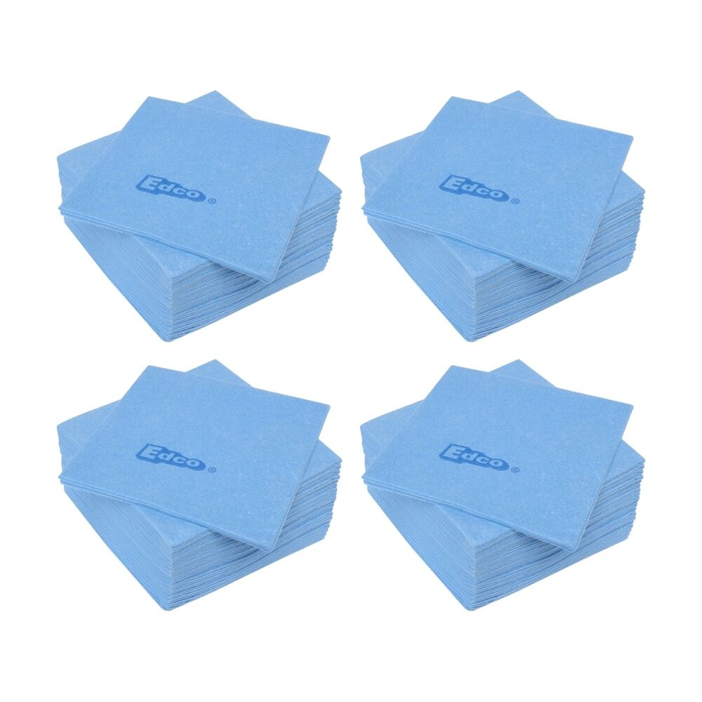 Edco 20pc Edco Merritex Heavy Duty Absorbent Commercial Grade Cloths 40x40cm Blue (4 Pack)