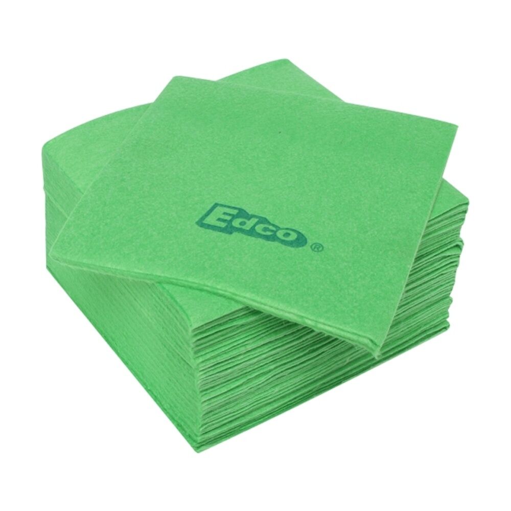 Edco 20pc Edco Merritex Heavy Duty Absorbent Commercial Grade Cloths 40x40cm Green (4 Pack) — image 2