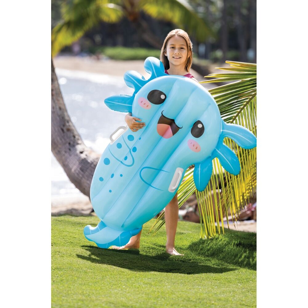 Intex Axolotl Float Inflatable - Age 3 Plus - 1.09m x 94cm x 14cm - 2 Heavy-Duty Handles - Blue PVC Pool Floatable Toy for Kids Up to 40kg Weight — image 7