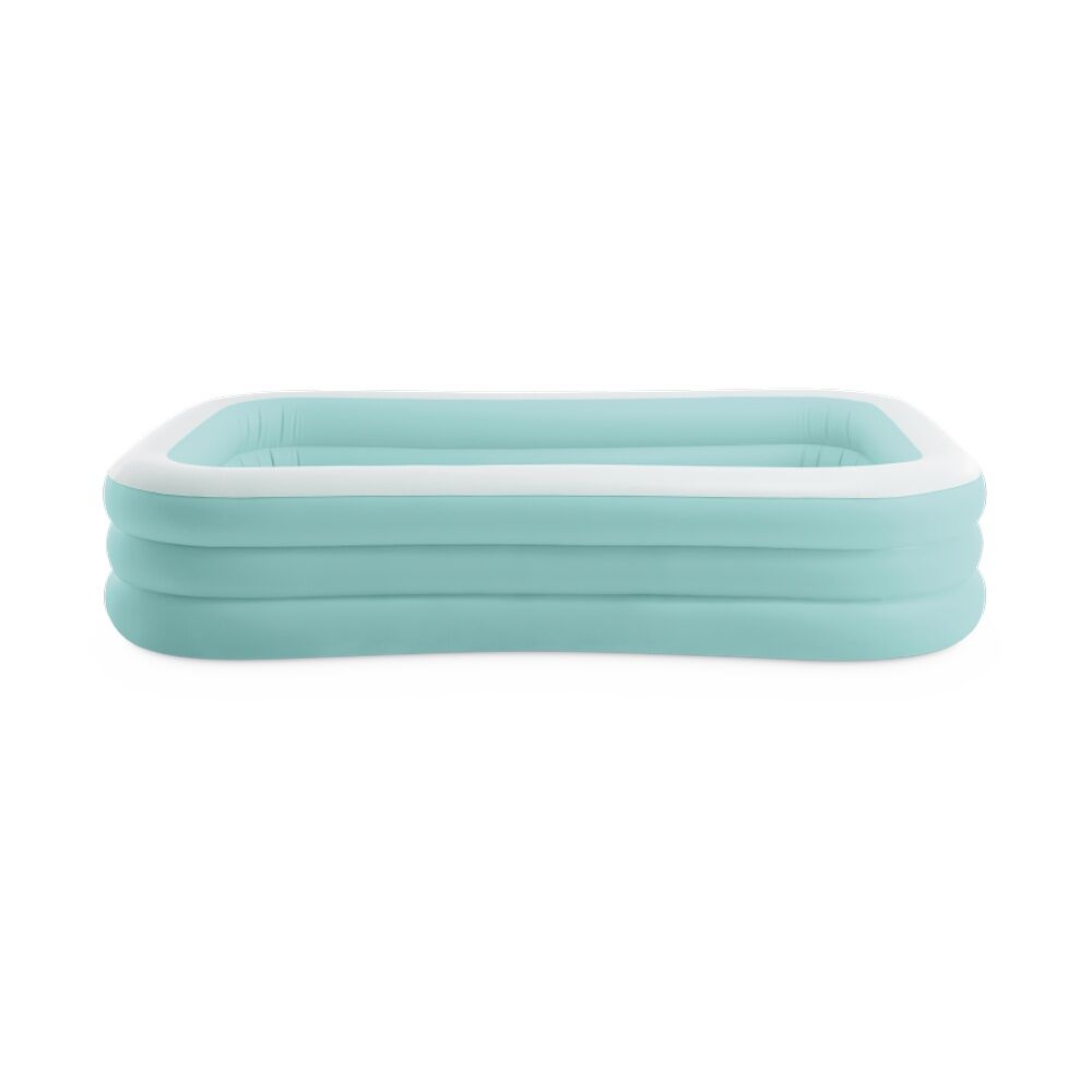 Intex Swim Center Family Lounge Inflatable Pool - Built-In Cushioned Seating - Age 6 Plus - 2.64m x 1.65m x 56cm - Cyan PVC 100 Percent Inflatable — image 6