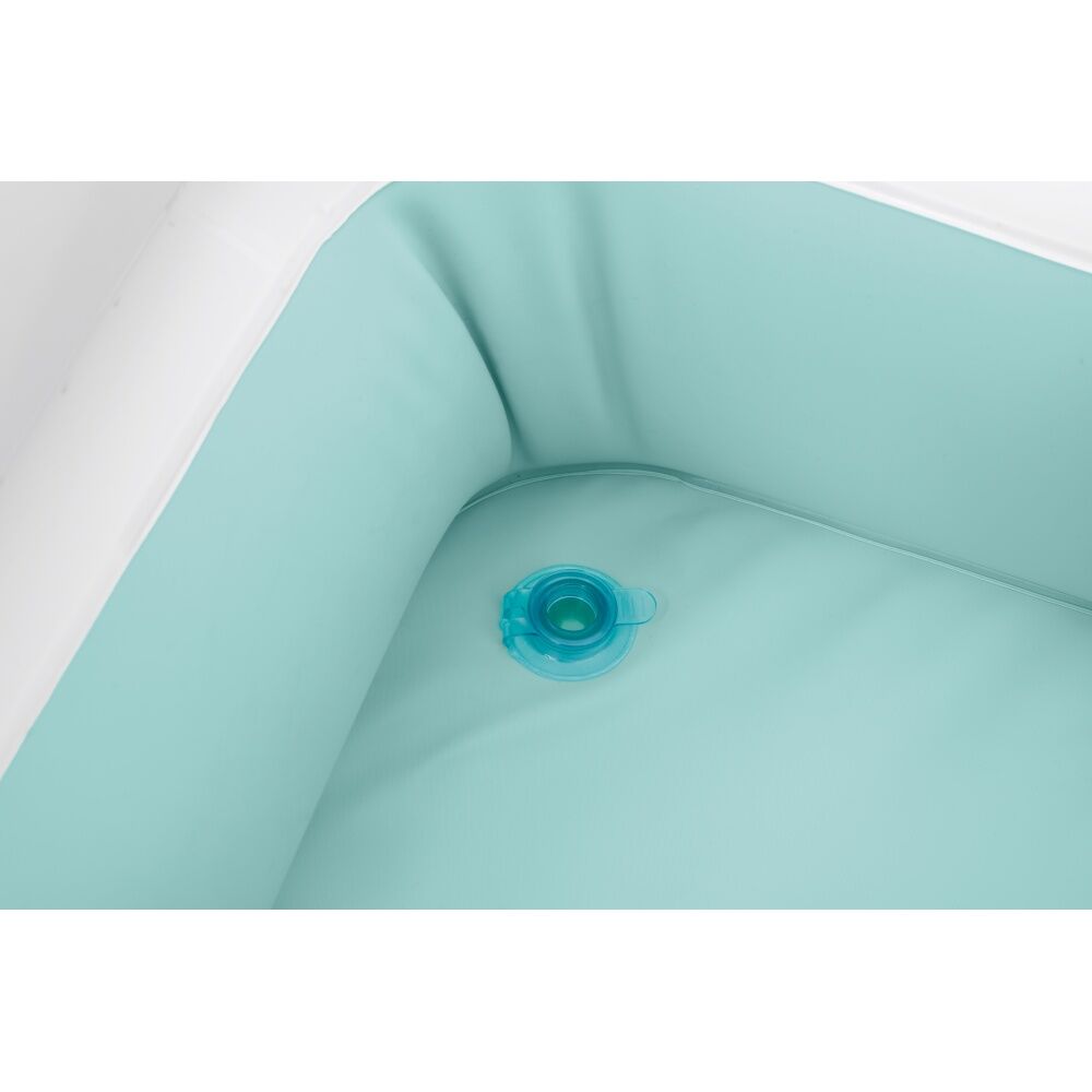 Intex Swim Center Family Lounge Inflatable Pool - Built-In Cushioned Seating - Age 6 Plus - 2.64m x 1.65m x 56cm - Cyan PVC 100 Percent Inflatable — image 3