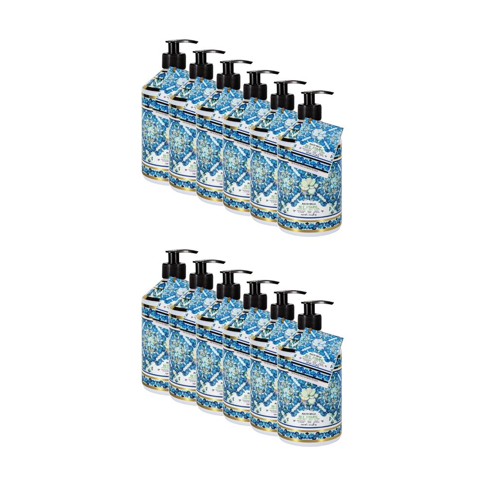 Molto Bella Scented Cleansing Hand Soap 630mL Blue Jasmine (12 Pack)