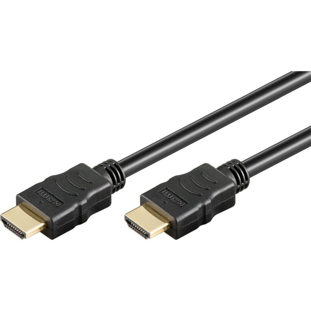 Goobay High Speed HDMI Cable with Ethernet 4K@60Hz 7.5M Ultra HD Video Black