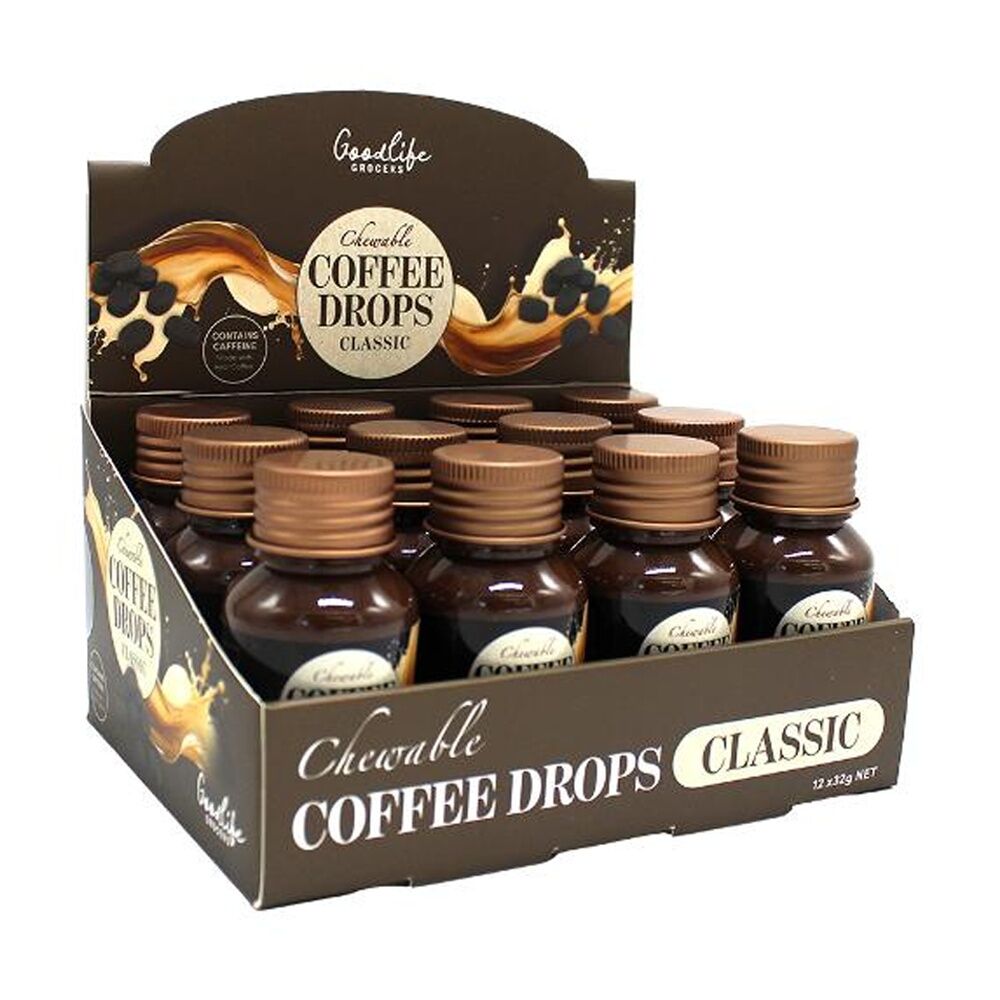 Goodlife Chewable Coffee Drops Classic Caffeinated Real Roast Flavour 32g (24 Pack) — image 4
