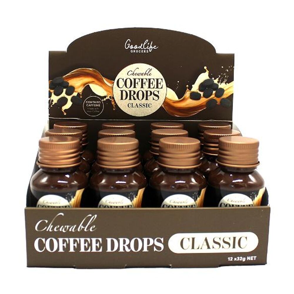 Goodlife Chewable Coffee Drops Classic Caffeinated Real Roast Flavour 32g (24 Pack) — image 5