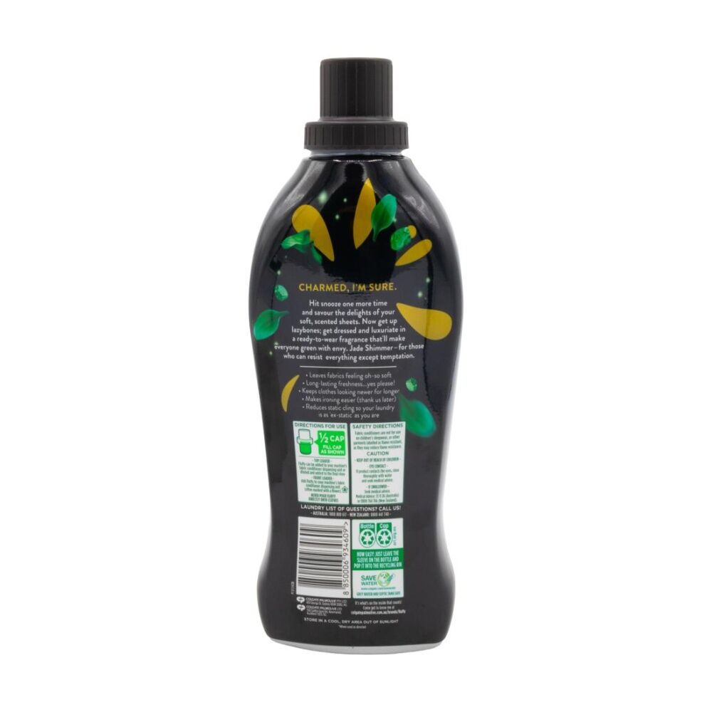 Fluffy Fabric Conditioner Concentrated Temptations Jade Shimmer 1L (16 Pack) — image 3