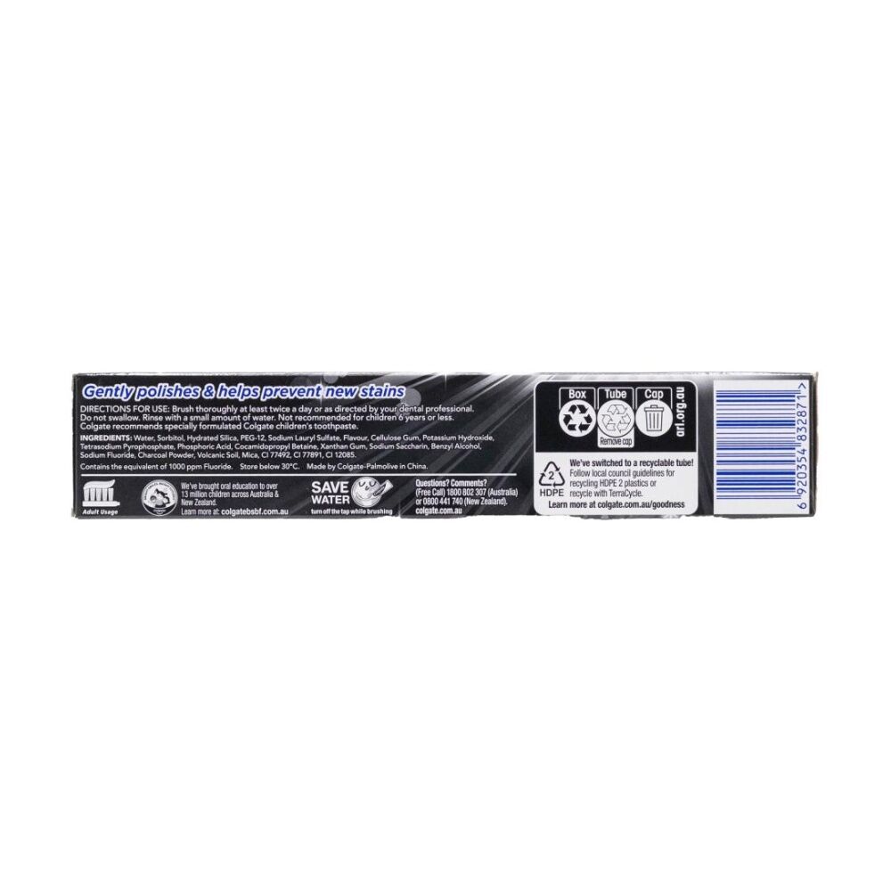 Colgate Advanced Whitening Charcoal Toothpaste Dental Oral Health Care 180g (12 Pack) — image 4