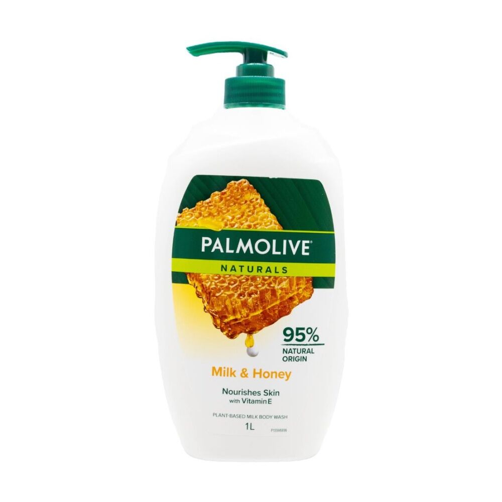 Palmolive 1L Vitamin E Milk & Honey Naturals Nourishing Skin Body Wash