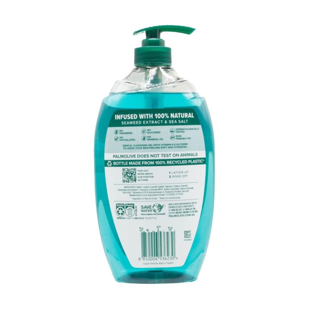 Palmolive Vegan Naturals Body Wash 1L Vitamin E Sea Minerals (12 Pack) — image 3