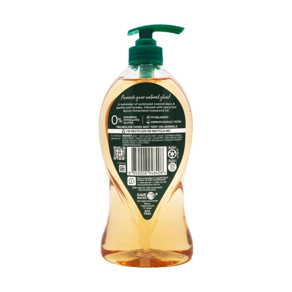 Palmolive Body Wash Luminous Oils Byron Bay Rosewood Jasmine 750mL (4 Pack) — image 3
