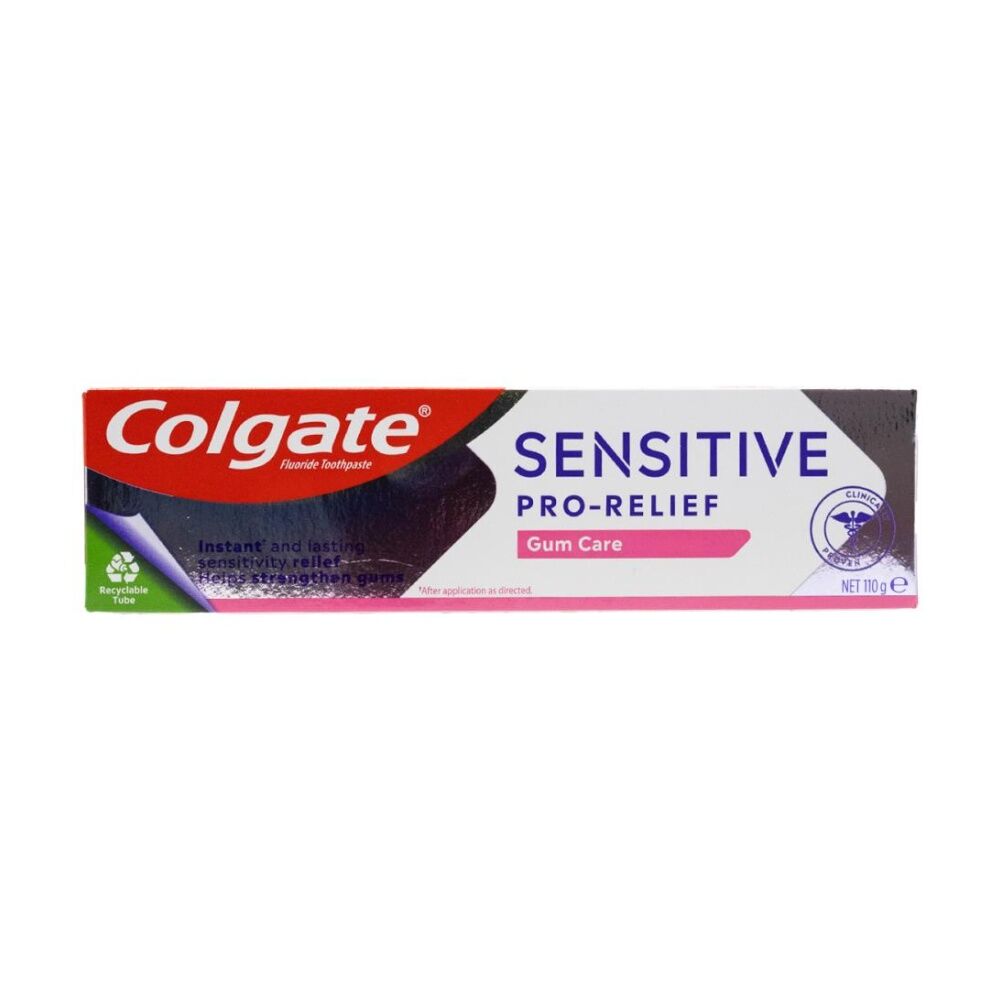 Colgate 110g Sensitive Pro Relief Gum Care Toothpaste Oral Health