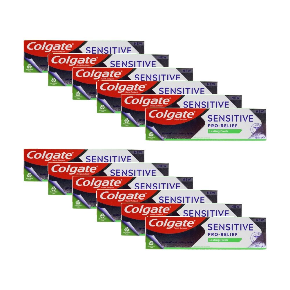 Colgate Sensitive Pro Relief Long Lasting Fresh Toothpaste Oral Health 110g (12 Pack)