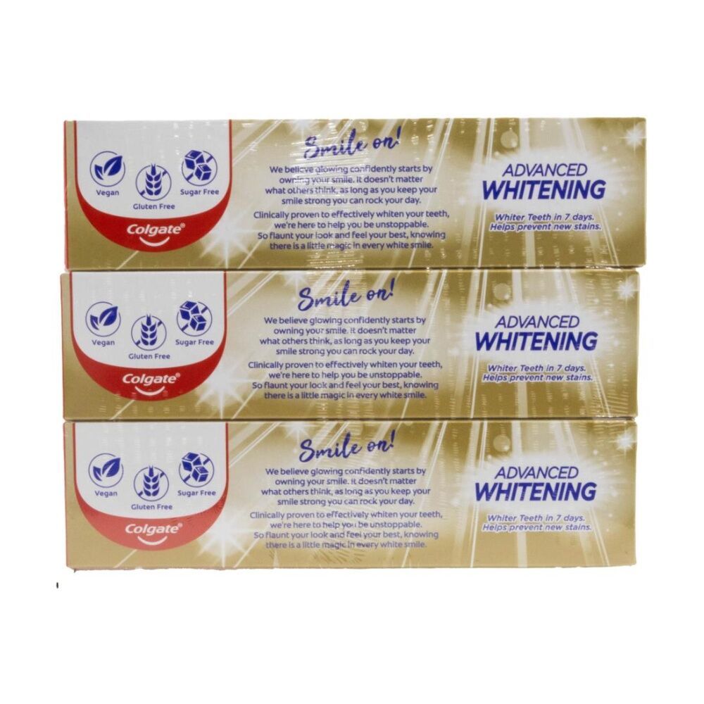 Colgate Advanced Whitening Tartar Control Toothpaste Value Pack 115g (3 Pieces) — image 2