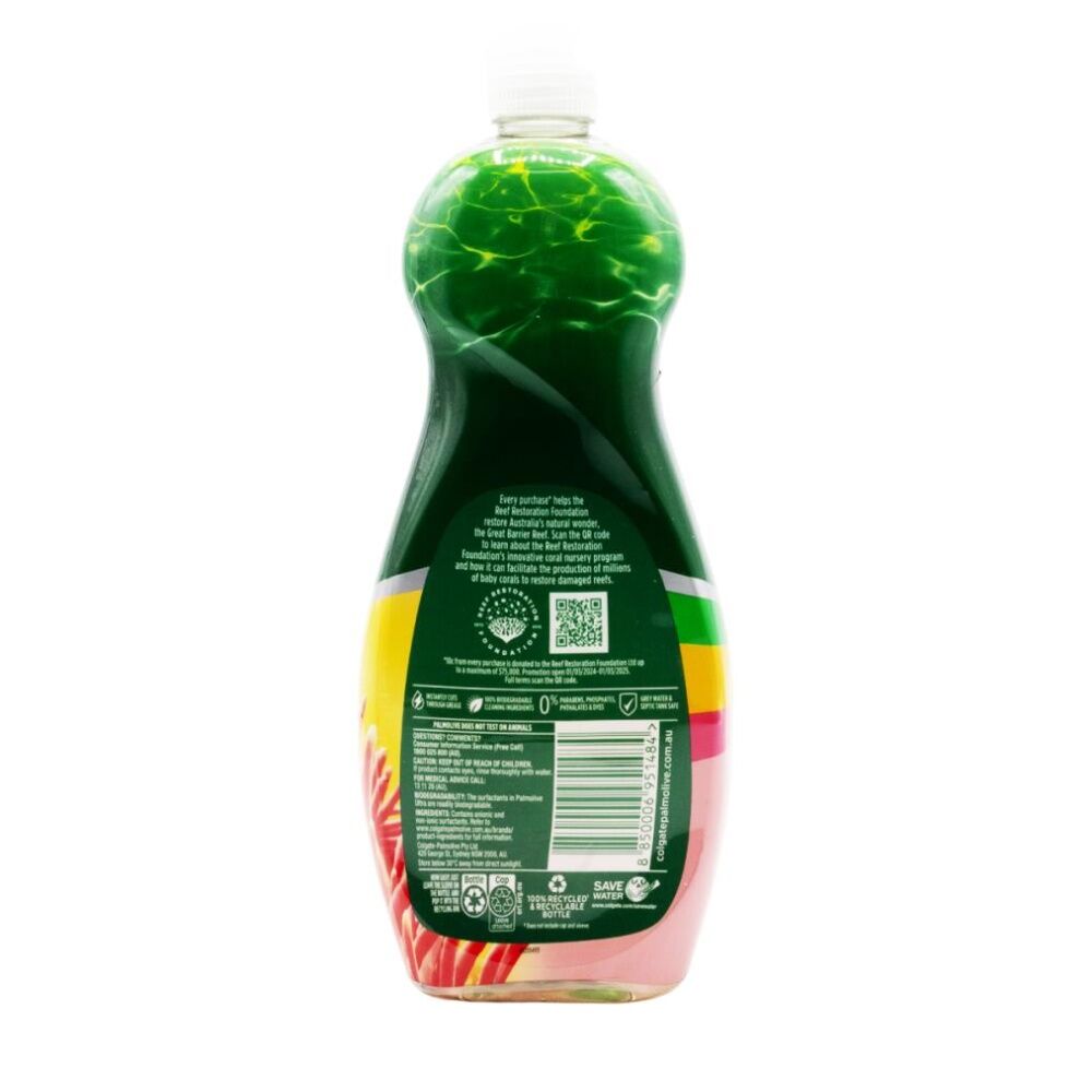 Palmolive Dishwashing Liquid Ultra Concentrated Coral Splash 750mL (16 Pack) — image 3
