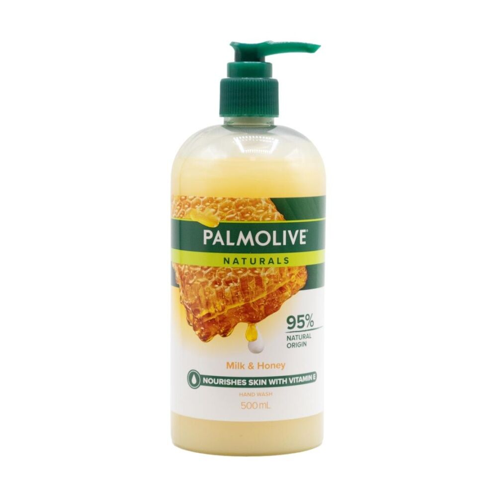 Palmolive Naturals Milk & Honey Hand Wash w/ Vitamin E 500ml (6 Pack) — image 2