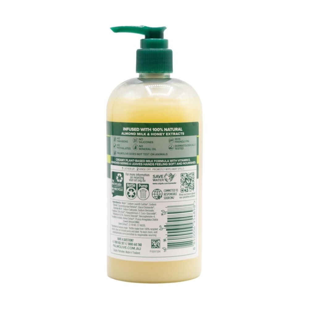 Palmolive Naturals Milk & Honey Hand Wash w/ Vitamin E 500ml (6 Pack) — image 3