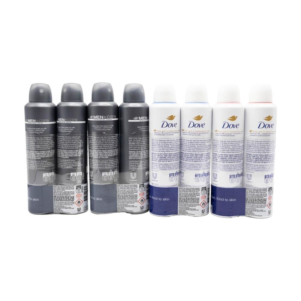 Dove 2pc Dove 48H Antiperspirant Aerosol Deodorant Spray 250ml Men & Women Assrtd (3 Pack) — image 5