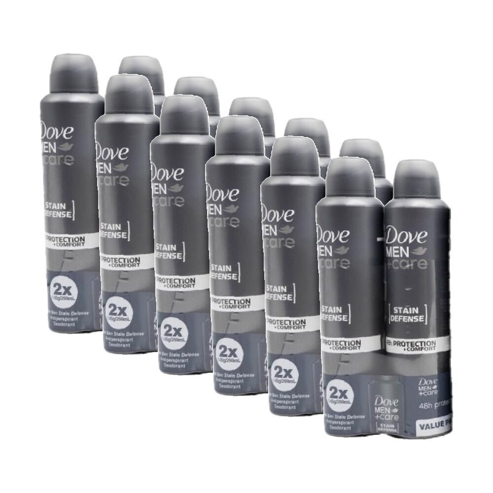 Dove 2pc Dove 48H Antiperspirant Aerosol Deodorant Spray 250ml Men & Women Assrtd (6 Pack)