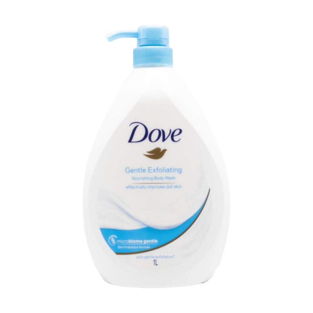 Dove 1L Gentle Exfoliating Nourishing Sensitive Skin Body Wash