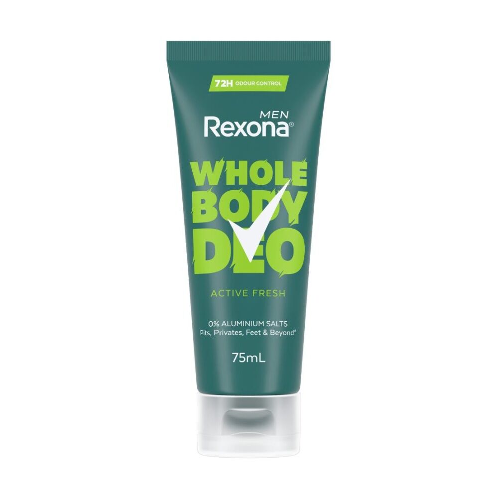Rexona 6PK 72H Whole Body Deo Men Active Fresh Deodorant 75mL — image 2