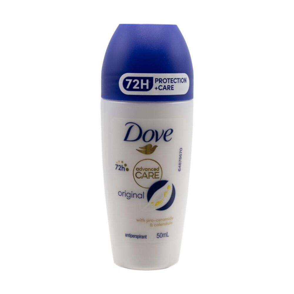 Dove 72H Advanced Care Roll On Antiperspirant Deodorant 50mL Original (12 Pack) — image 2