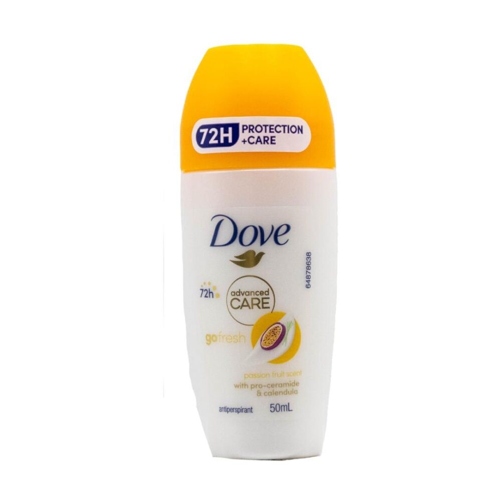 Dove Women Advanced Care Roll On Antiperspirant Deodorant Passionfruit 50ml (12 Pack) — image 2