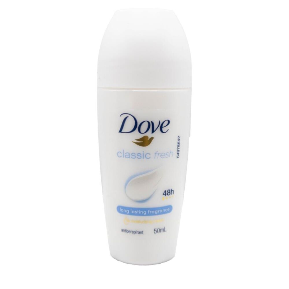 Dove 50ml Classic Fresh 48H Odor Protection Antiperspirant Roll