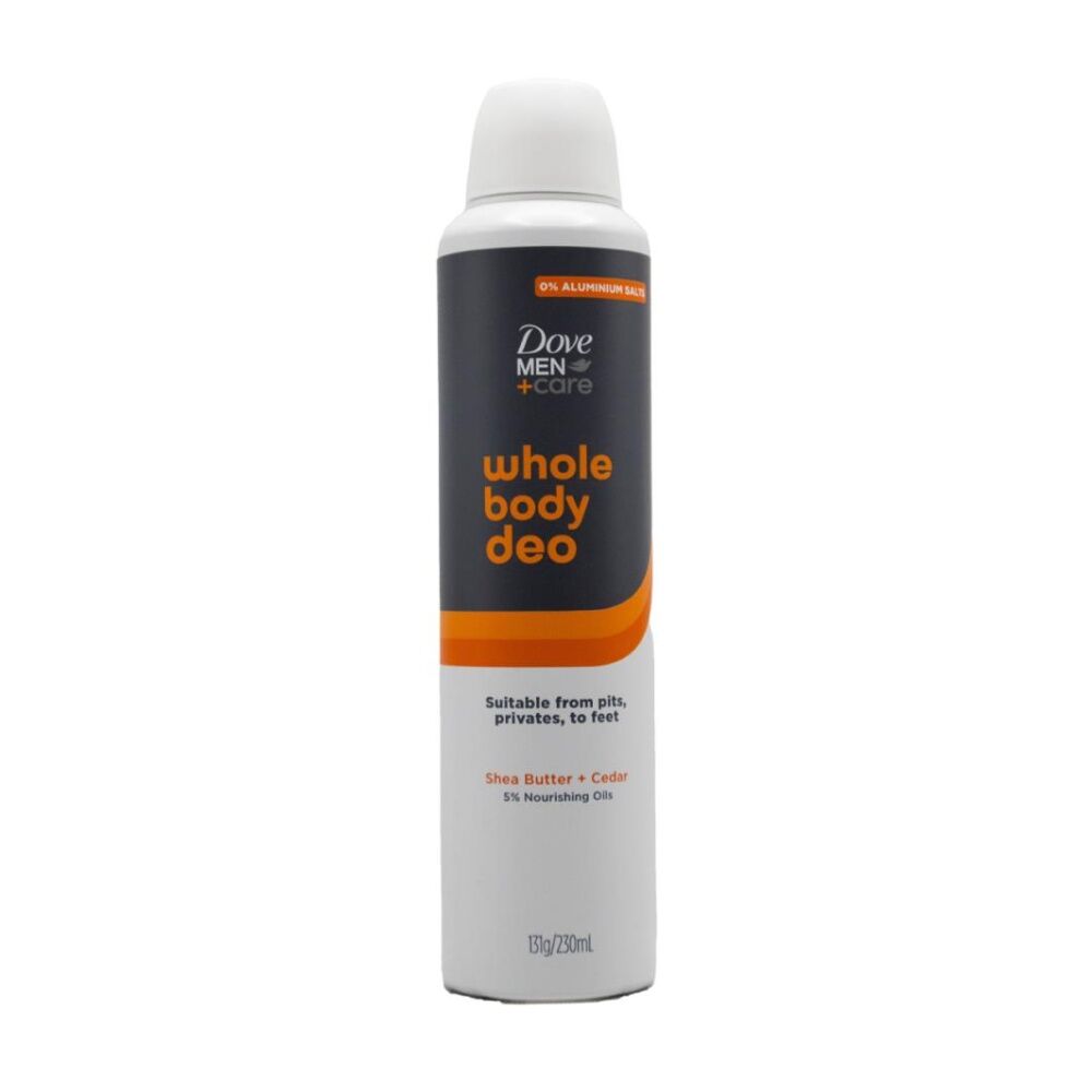 Dove Men Care Deodorant Odour Protection Shea Butter Cedar Scent 230mL (12 Pack) — image 2