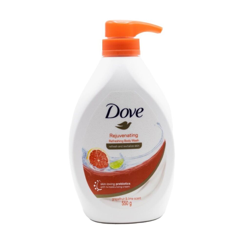 Dove Rejuvenating Shower Body Wash Grapefruit & Lime Scented 545ml (8 Pack) — image 2