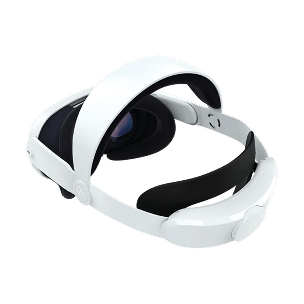 4gamers Meta Quest 3/3S Compatible Virtual Reality Pro Head Strap Accessory