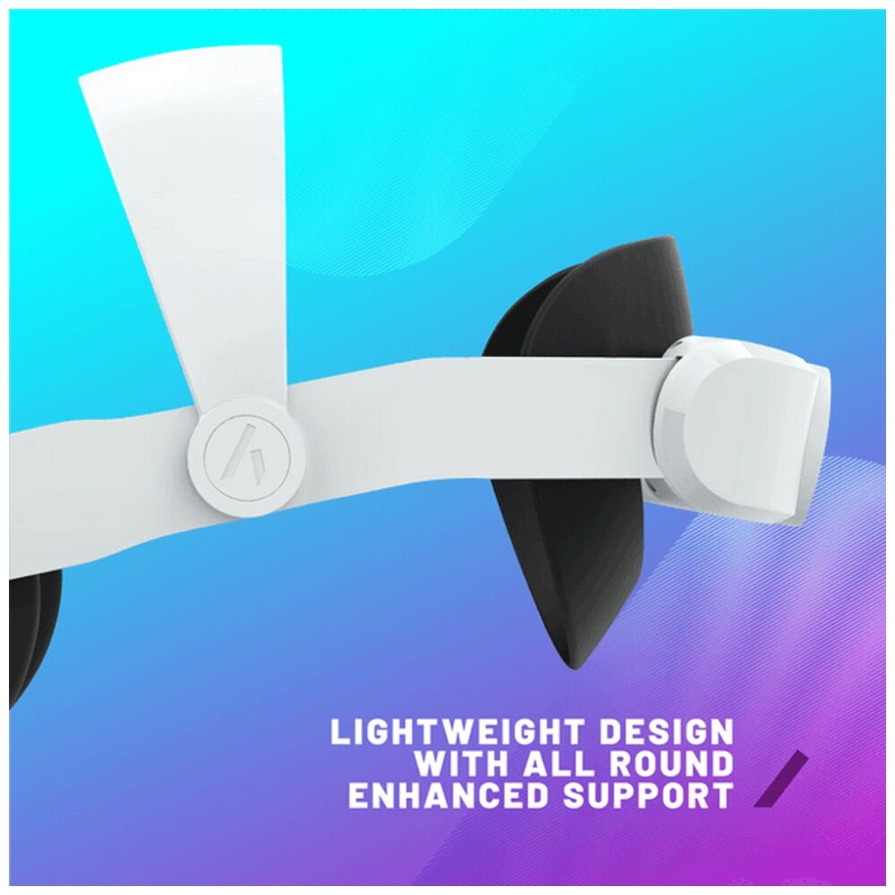 4gamers Meta Quest 3/3S Compatible Virtual Reality Pro Head Strap Accessory — image 3
