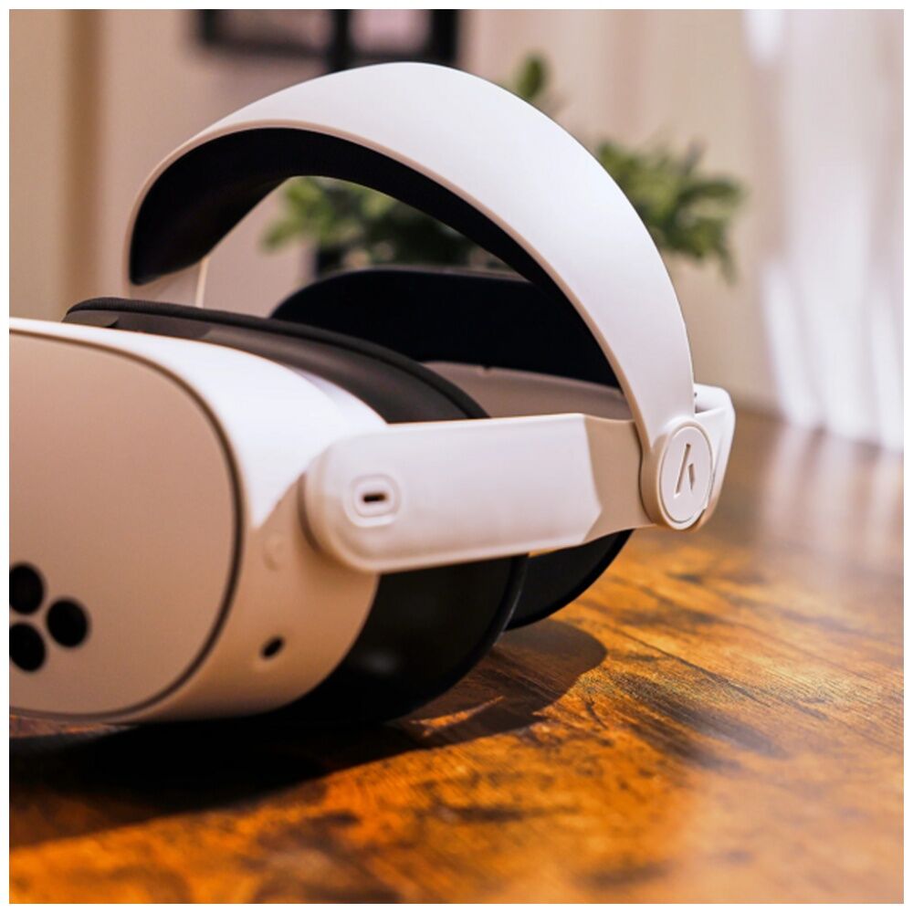 4gamers Meta Quest 3/3S Compatible Virtual Reality Pro Head Strap Accessory — image 6