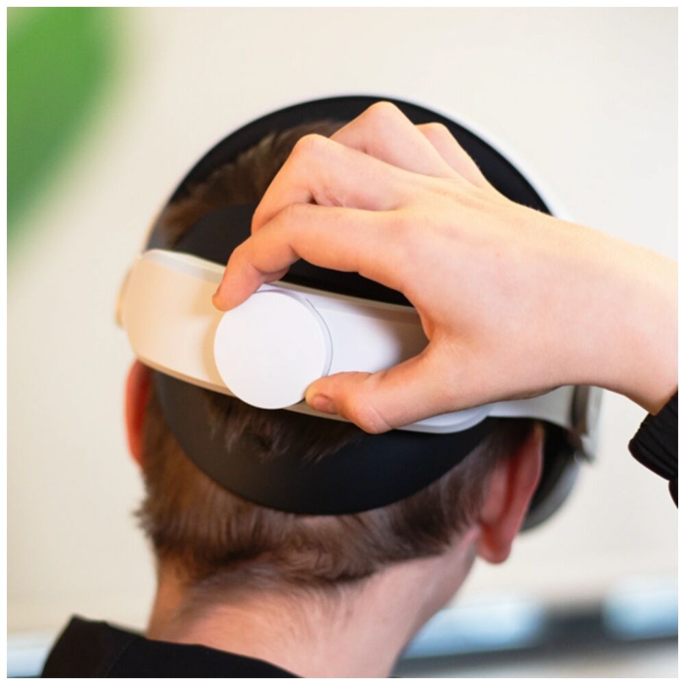 4gamers Meta Quest 3/3S Compatible Virtual Reality Pro Head Strap Accessory — image 8