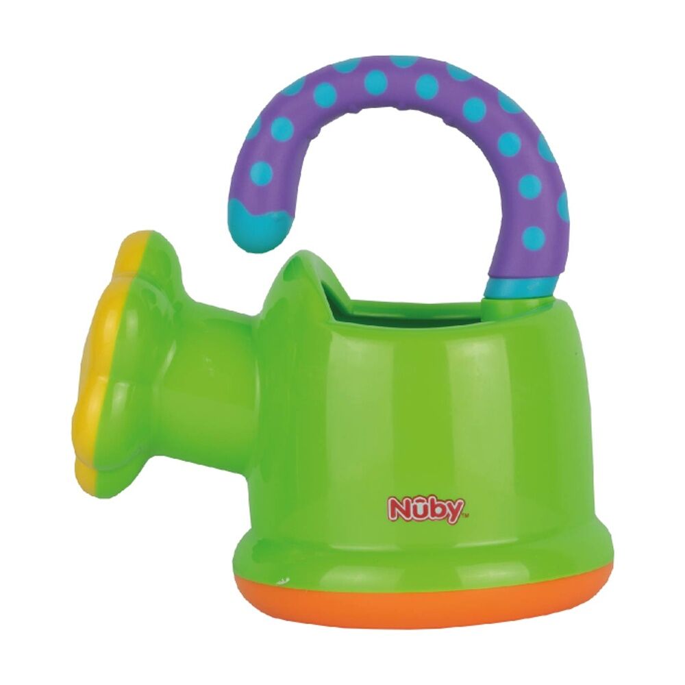 Nuby Green Watering Can Kids Bathtime Water Pouring Childrens Toy 6m+