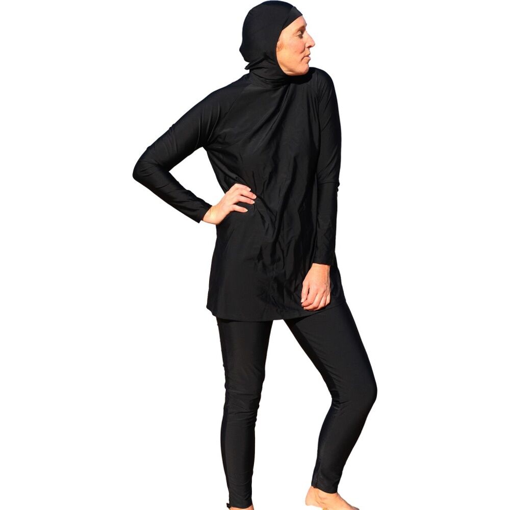 Adrenalin Women's Sun Protective UPF50+ Burkini Full Coverage Swimwear (3 Pieces)