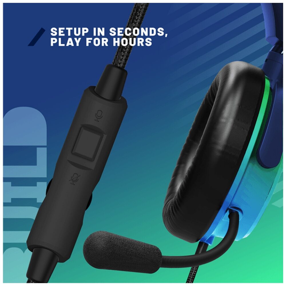 4gamers 3.5mm Gr C6-100 Multiplatform Compatible Wired Over Ear Gaming Headset — image 5
