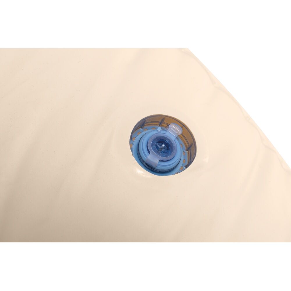 Intex Beanless Bag Inflatable Chair - 137cm x 127cm x 74cm - Modern Matte Finish - Repair Patch Included - Beige PVC — image 6