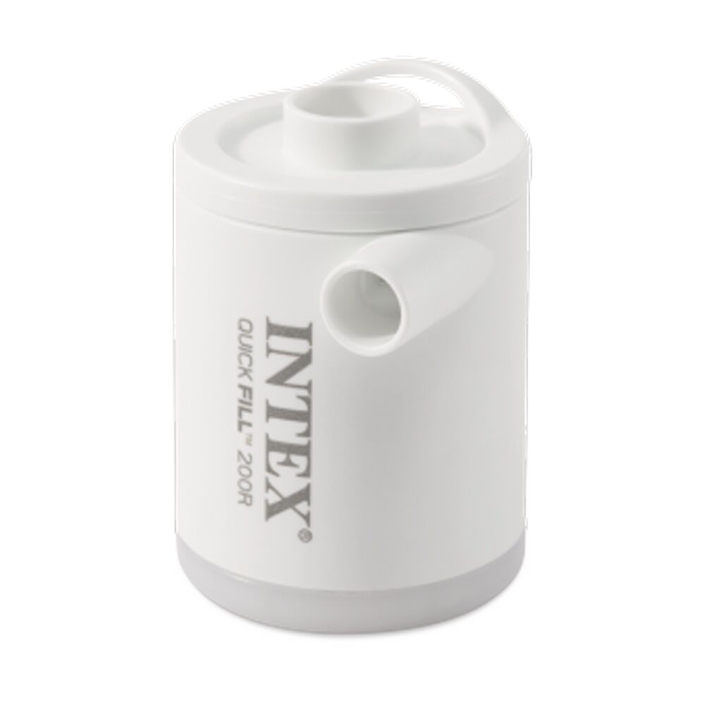 Intex Quickfill USB200R Tiny Air Pump White Rechargeable Battery LED Light — image 4