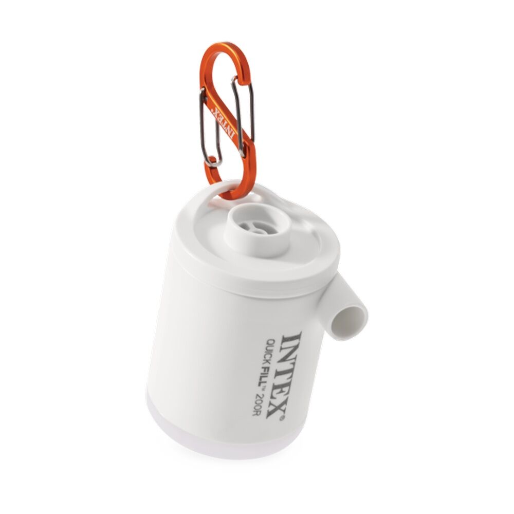 Intex Quickfill USB200R Tiny Air Pump White Rechargeable Battery LED Light — image 7