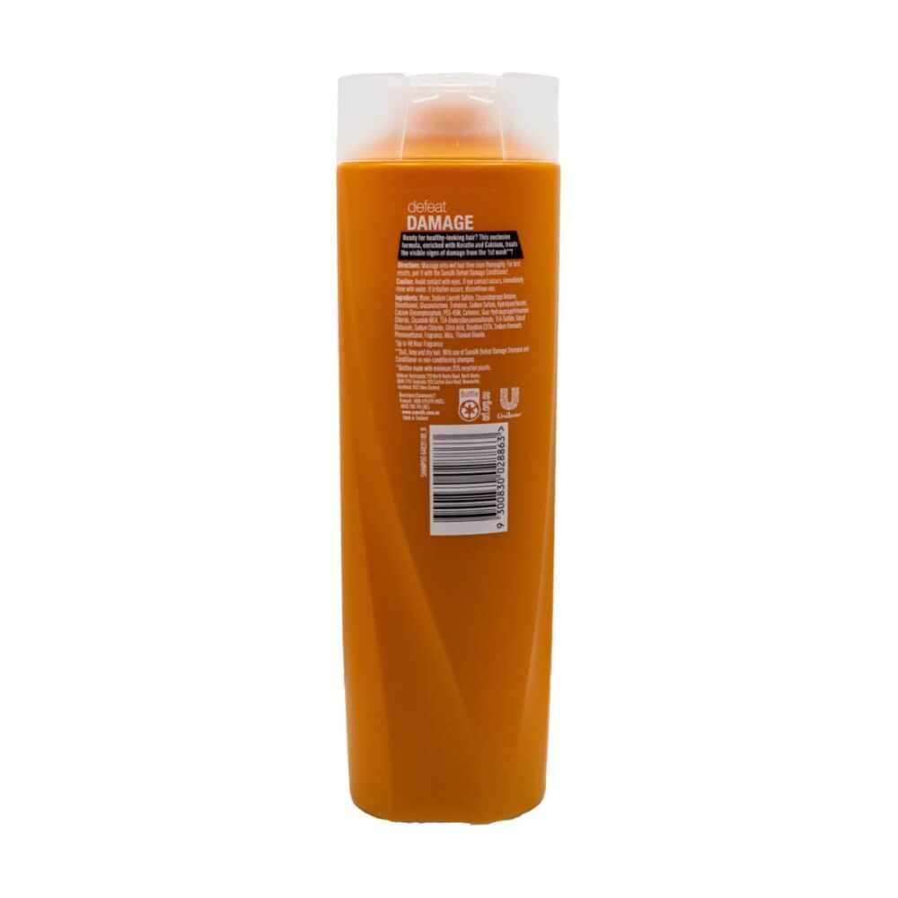 Sunsilk Defeat Damage Keratin & Calcium Repairing Shampoo Bottle 350ml (6 Pack) — image 3