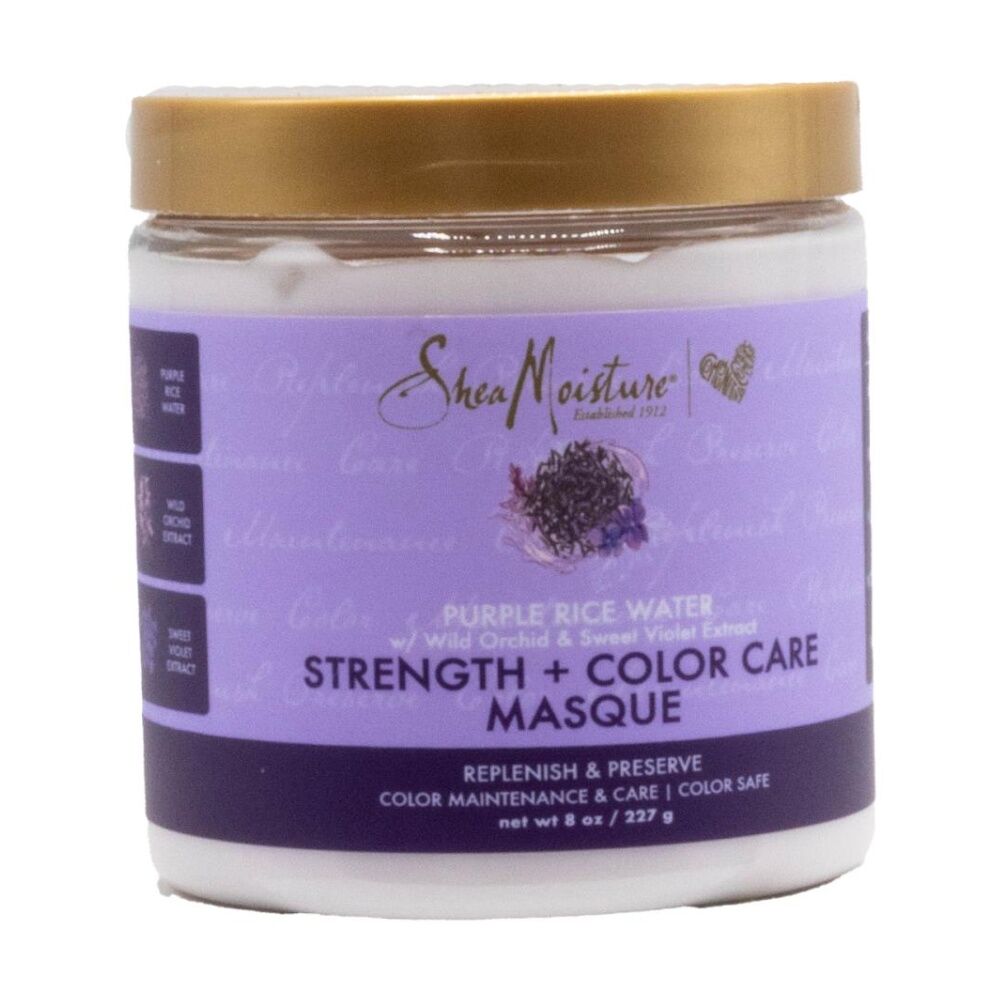 Shea Moisture 227g Purple Rice Water Strength & Colour Care Hair Masque