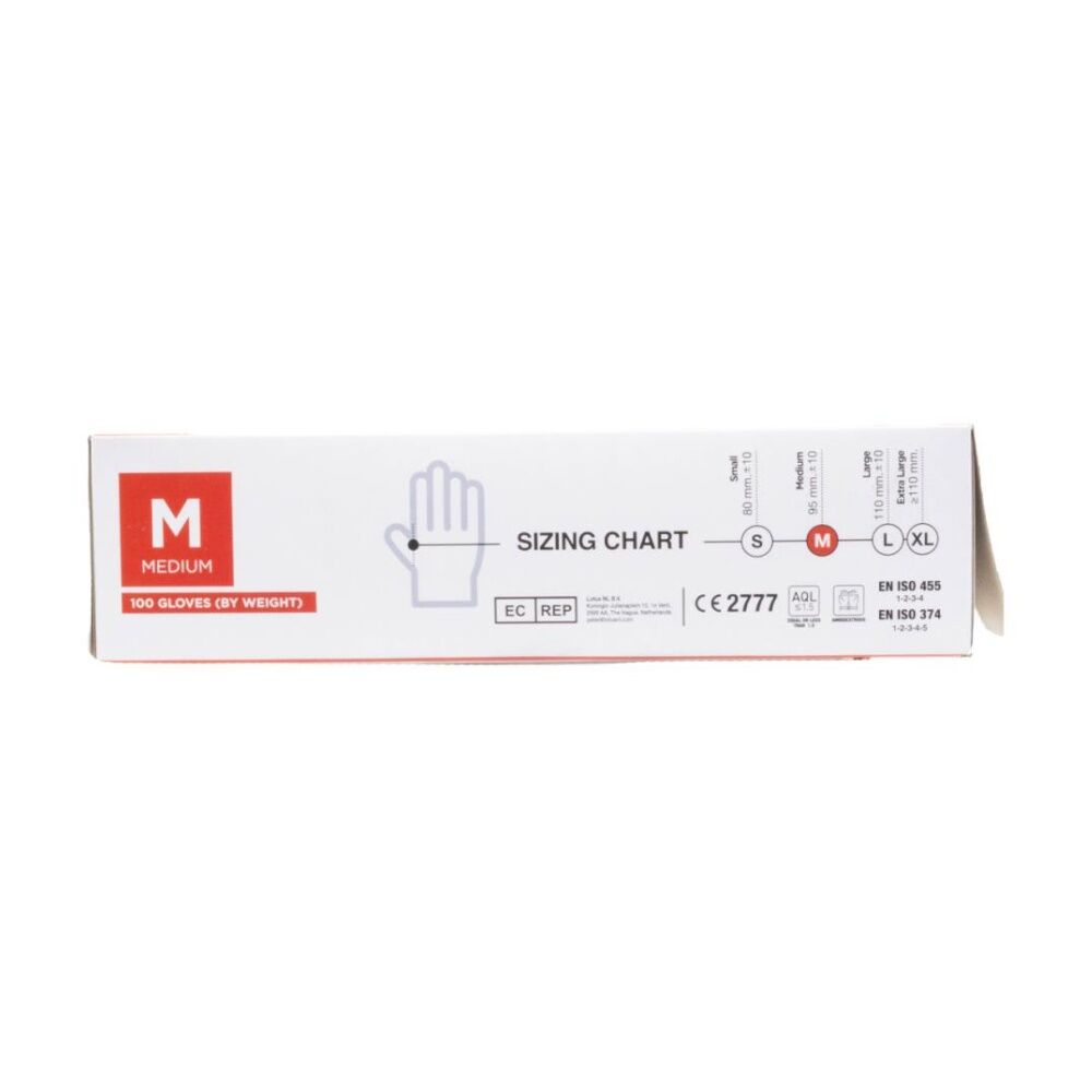 Lifebuoy 100pc Lifebuoy No Powder Single Use Food Safe Nitrile Gloves Medium Blue (5 Pack) — image 4