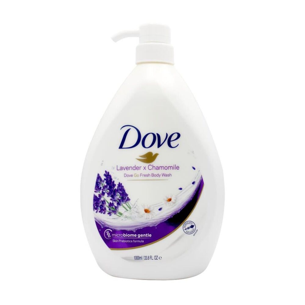Dove Body Wash Lavender Chamomile Microbiome Gentle Skin Care 1000mL (6 Pack) — image 2