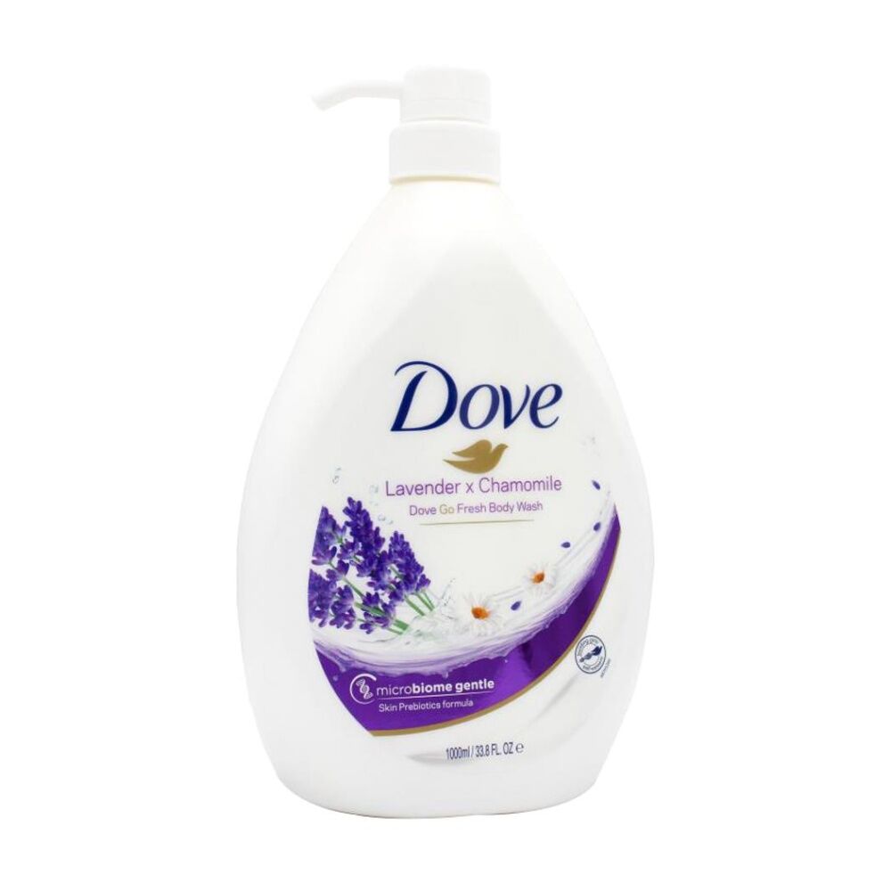 Dove Body Wash Lavender Chamomile Microbiome Gentle Skin Care 1000mL (6 Pack) — image 3