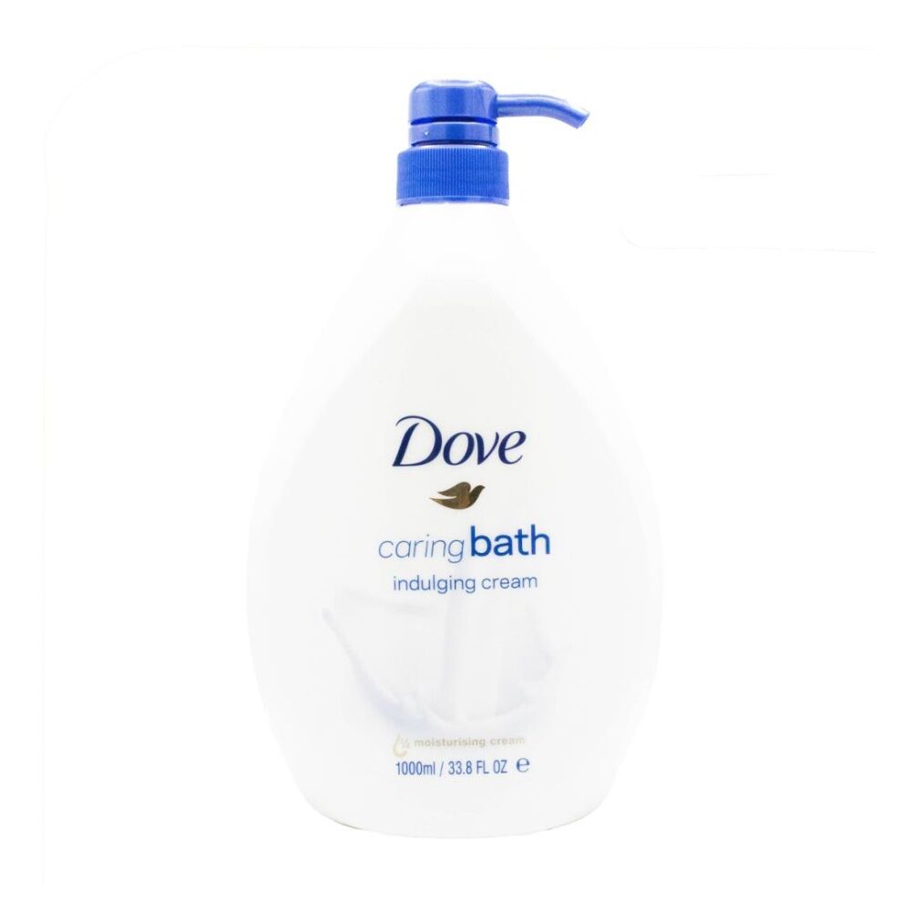 Dove Caring Bath Indulging Moisturising Cream Body Wash 1000ml (12 Pack) — image 2