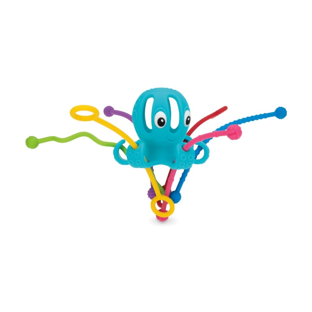 Nuby Multicolour Octopus All Silicone Toy w/ Sensory Texture Tentacles 18m+ — image 2
