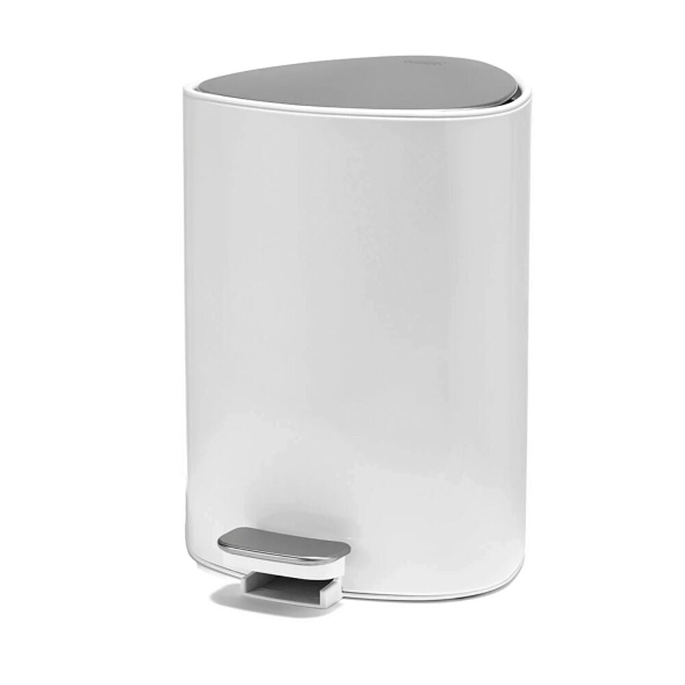 Joseph Joseph 5L Gloss White EasyStore Bathroom Rubbish Waste Bin