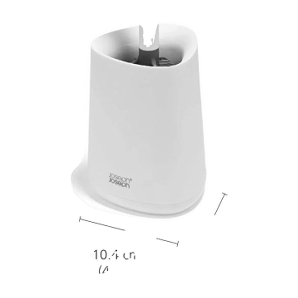 Joseph Joseph Flex 360 Lite Bathroom Toilet Cleaning Brush w/ Holder White (2 Pack) — image 2
