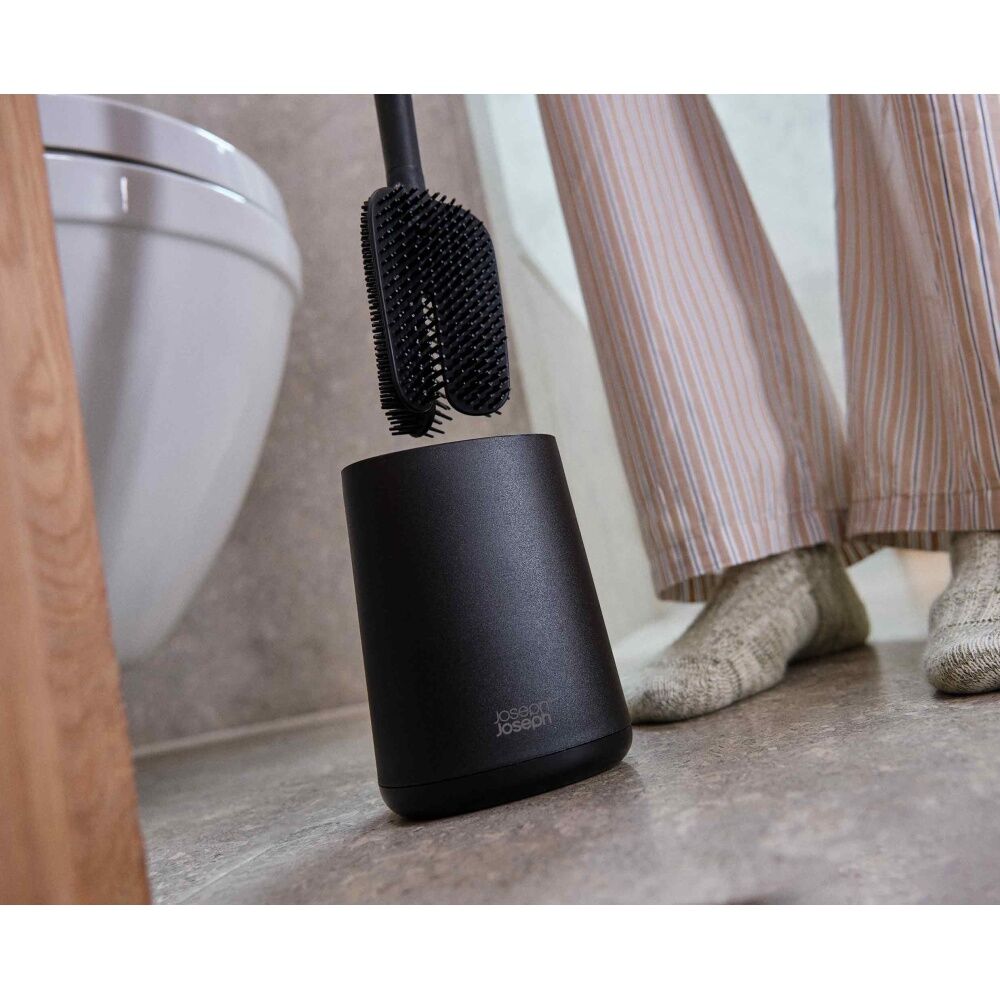 Joseph Joseph Flex 360 Lite Bathroom Toilet Cleaning Brush w Holder — image 6